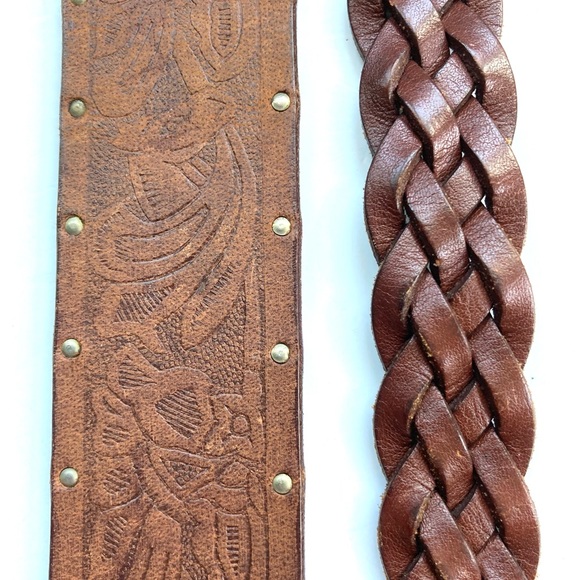 Set of Two Genuine Leather Belts - Picture 7 of 8